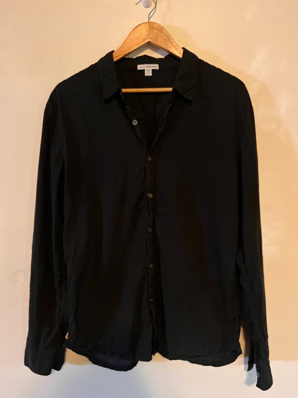 James Perse Standard Shirt - Black